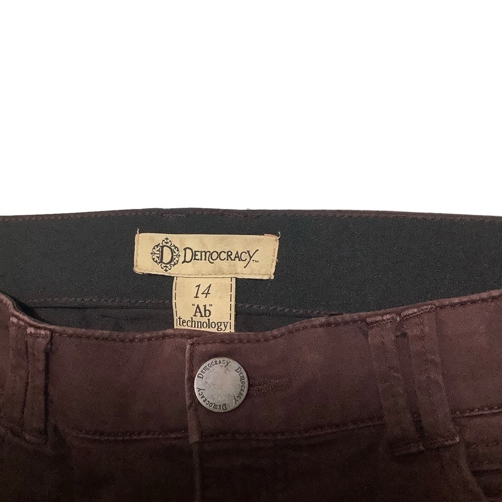 Democracy “Ab” Technology Stretch Skinny Jeans Sz 14 Maroon
M108 - Picture 3 of 9
